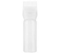 BommFu Flacone Pettine Per Tintura Per Capelli | Flacone Applicatore Per Olio Per Capelli Da 170 Ml Con Graduata | Applicatore Per Cuoio Capelluto Per Oli Per Cape-lli E Colorazioni