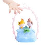 BommFu Giocattolo Per Bambini - Uccellino Canarino Sensore Attivato dalla Voce | Animale Elettronico Interattivo per Scuola Materna Decorazione Camera Viaggio Regalo Completo