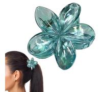 BommFu Hawaiano, fermagli per capelli grandi, trasparenti, per capelli sottili, antiscivolo, per donne e ragazze