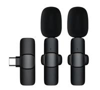 BommFu Microfoni Senza Fili - Microfono Wireless | Trasmettitore Vocale Indossabile per Social Media Parlare in Pubblico Palco Musica All'Aperto Studio