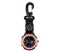 BommFu Orologio Da Sopravvivenza - Impermeabile - Orologio con Moschettone - Per Outdoor Campeggio Escursionismo Sport Alpinismo Avventura Uomini Donne