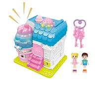 BommFu Piccole case per bambole,Casa Da Gioco Con E Musica - Villa Giocattolo per Gioco di Finzione - Per maschi e femmine aula scuola camera studio sala giochi compleanno festa asilo prescuola