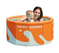 BommFu Piscina Per Bambini Da Giardino | Piscina Pieghevole | Grande Piscina Per Bambini In PVC Spesso | Piscina Per Bambini Pieghevole Extra Large Da Esterno - Piscina Da Gioco Per Tutta La Famiglia