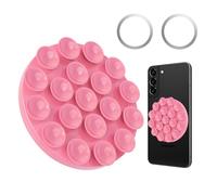 BommFu Porta Telefono a per Custodie - Supporto per Smartphone ad Adesivo in Silicone - Universale per Custodie,Per Piastrelle, Guida, Cucina, Bagno, Video E Film
