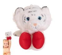 BommFu Pupazzi da Animali,Giocattolo Imbottito Interattivo Per Storie - Pupazzi da Boxe per Apprendimento Emotivo con Braccio Retrattile per Bambini dai 3 Anni in Su per Storie, Gioco Ruolo e