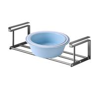 BommFu Sottopensile Organizer,Telescopici per Mobili - Vassoio Regolabile Antiscivolo per Bagno Cucina Dispensa
