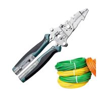 BommFu Spelafili Per Cavi Elettrici,Cutter Per Cavi Pieghevole - Per Da Elettricista,Per La Manutenzione Elettrica Delle Connessioni Isolate E Non Isolate