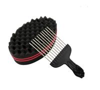 BommFu Spugna Twist,Spazzola Afro | Piastra per Onde e Dreadlock con per Styling Acconciature Manutenzione Styling da e Uso Domestico