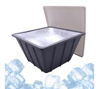 BommFu Stampo per ghiaccio per bagnomaria fredda - Grande stampo per ghiaccio in silicone - Copertura per refrigerante antiaderente, per donne, uomini, adulti, mariti, papà, , pic-nic, per