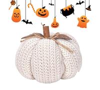 BommFu Zucche Decorative | Zucca Decorativa Lavorata A Maglia | Gioielli Fatti A Mano Decorazione da Tavola per Il Ringraziamento per La Raccolta Scaffali Soggiorno Camera da Letto Banconi Cami-No