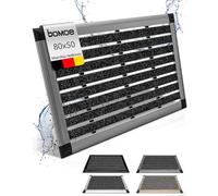 bomoe Zerbino in Alluminio per Porte d'ingresso con Passatoia in Gomma