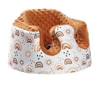 BOMOLOUR Coprisedile compatibile con Bumbo Seat e Nuby, coprisedile da pavimento per bambini e bambine, coprisedile rimovibile e traspirante, nuovo design, antiscivolo, solo fodera, arcobaleno