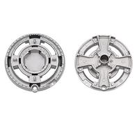 Bompani Boreal - Bruciatore Spartifiamma quadrupla corona originale Defendi - Ego completo di copertura smaltata nera lucida per cucina piano cottura - DFE053