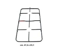 Bompani Boreal Fox griglia 2 fuochi cucina gas nera lucida 47,4 x 23,1 cm