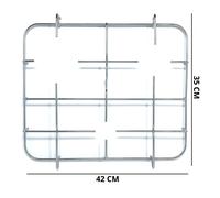 Bompani Boreal Fox griglia 3 fuochi cucina a gas acciaio cm.42 X 35