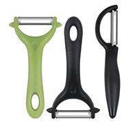 Bomtop 3 Pezzi Pelapatate Professionale, Pelatore, Pelapatate Pela Verdure, Sbucciatore Universale, Pelapatate da Cucina, Pela Patate Pela Carote Adatto per Campeggi in Famiglia, Picnic