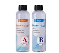 BOMVMVE Colla epossidica da 5 minuti, 2 x 125 ml, colla a due componenti, colla trasparente a due componenti, adatta per metallo, plastica, legno, ceramica, vetro e molti altri materiali