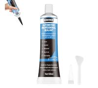 BOMVMVE Silicone Nero per Auto 100ml, Colla per Sigillare Carrozzerie, Sigillante per Finestre Auto, Resistenza alle Alte Temperature, Adatto per Sigillare Carrozzerie, Finestre, Tetti