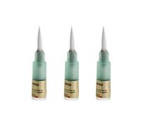BON-102 - Punta a pennello per penna a saldatura, 3 pezzi, ricaricabile, trasparente, con colofonia, accessori per la saldatura e la manutenzione di schede PCB