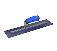 Bon 66-150 - Frattone con estremità arrotondata in acciaio e manico in legno, 30 x 10 cm, colore: Blu