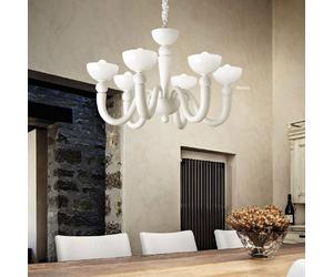 Bon Bon Bianco - Sospensione Pendente a Soffitto, 6 Luci E14 - 093994 - IdealLux