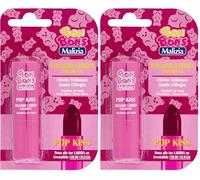 BON BONS Malizia Balsamo labbra POP KISS gusto ciliegia 3,5 ml (Confezione da 2)