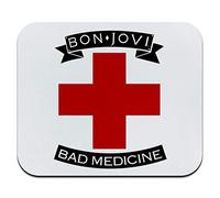 Bon Jovi Bad Medicine - Tappetino per mouse sottile a basso profilo