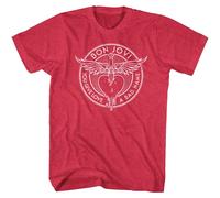 Bon Jovi - Bad Name - Manica Corta - Heather - Adulto - T-Shirt