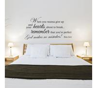 Bon Jovi - Benvenuti A Ovunque Tu Sia Testo Canzone - Adesivo da Parete Transfer