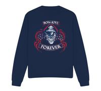 Bon Jovi Forever Felpa Teschio Adulto Unisex (TV20197)