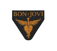 Bon Jovi Gold Distintivo Ricamato Applicazioni Il Ferro Sulla Toppa Patch Accessorio