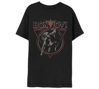 Bon Jovi Triangle Overlap autorizzato Uomo maglietta