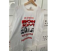 Bon Jovi Van Halen Pretenders T Shirt Edizione Spagnola 13/03/1995 Nuovo