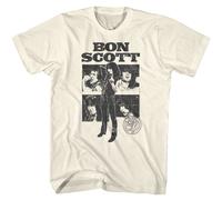 Bon Scott - Collage - Manica Corta - Adulto - T-Shirt