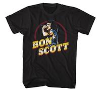 Bon Scott - Oro Nome - Manica Corta - Adulti - T-Shirt