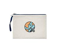 Bona Basics Bucbli-100759-m, Pochette Donna, Beige, 25x18 Cm