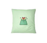 Bona Basics, Fodera decorativa per cuscino, decorazione domestica per divano, caffetteria, Dimensioni: 60x60 cm, colore: verde chiaro