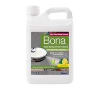 Bona Detergente per pavimenti con superficie dura per robot pulitore da 1,1 l, robot aspirapolvere e aspirapolvere a umido e secco, aspirapolvere concentrato con profumo di limone e menta