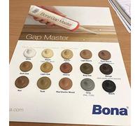 bona Gap Master è un mastice senza silicone nei colori dei vari legnami, ideale per stuccare parquet, battiscopa e tutte le superfici in legno, inodore ed atossico (Nero)