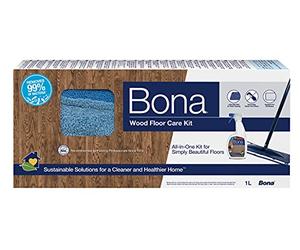Bona - Kit di Pulizia, Microfibra, Parkettreiniger, 1L