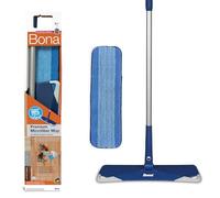 Bona microfiber mop premio, large head flat floor mop, detersivo pavimenti parquet, mocio, scopa per pavimenti, microfibra, flessibile, porta panno grande, girevole