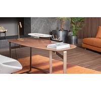 Bonaldo Scrittoio Gauss con struttura in metallo e piano in impiallacciato da 150x72 cm - PREZZO PROMO FINO AL 22/09