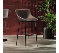 Bonaldo Sgabello Artika Too H 77 con gambe in metallo e seduta a scelta