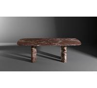 Bonaldo Tavolo fisso Geometric Table con struttura e piano in marmo da 280x115 cm