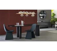 Bonaldo Tavolo fisso Geometric Table Wood con struttura in legno e piano a scelta da 200x108 cm