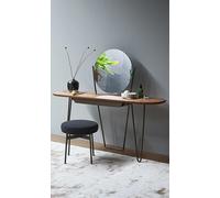 Bonaldo Vanity Coseno Plus con struttura in metallo e piano in impiallacciato da 160x45 cm Con specchio e cassetti