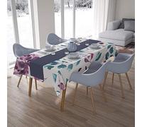 Bonamaison, Antimuffa, Antimacchia, Asciugatura rapida, Impermeabile, Lavabile in lavatrice, 100% Poliestere, Tovaglia Moderno, Pattern casuale, 140 x 200 Cm - Progettato e Prodotto in