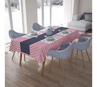 Bonamaison, Antimuffa, Antimacchia, Asciugatura rapida, Impermeabile, Lavabile in lavatrice, 100% Poliestere, Tovaglia Moderno, Pattern casuale, 140 x 200 Cm - Progettato e Prodotto in