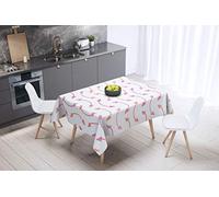 Bonamaison, Antimuffa, Antimacchia, Asciugatura rapida, Impermeabile, Lavabile in lavatrice, 100% Poliestere, Tovaglia Moderno, Pattern casuale, 140 x 140 Cm - Progettato e Prodotto in Turchia