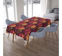 Bonamaison, Antimuffa, Antimacchia, Asciugatura rapida, Impermeabile, Lavabile in lavatrice, 100% Poliestere, Tovaglia Moderno (140cm x 200cm) - Progettato e Prodotto in Turchia